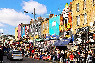 Shops on Immagine Editoriale  Camden Town Shops  Immagine  10548412
